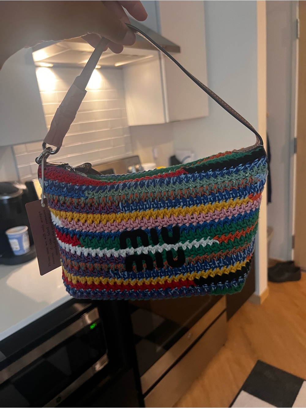 Miu Miu Spirit crochet pouch - Picture 5 of 11